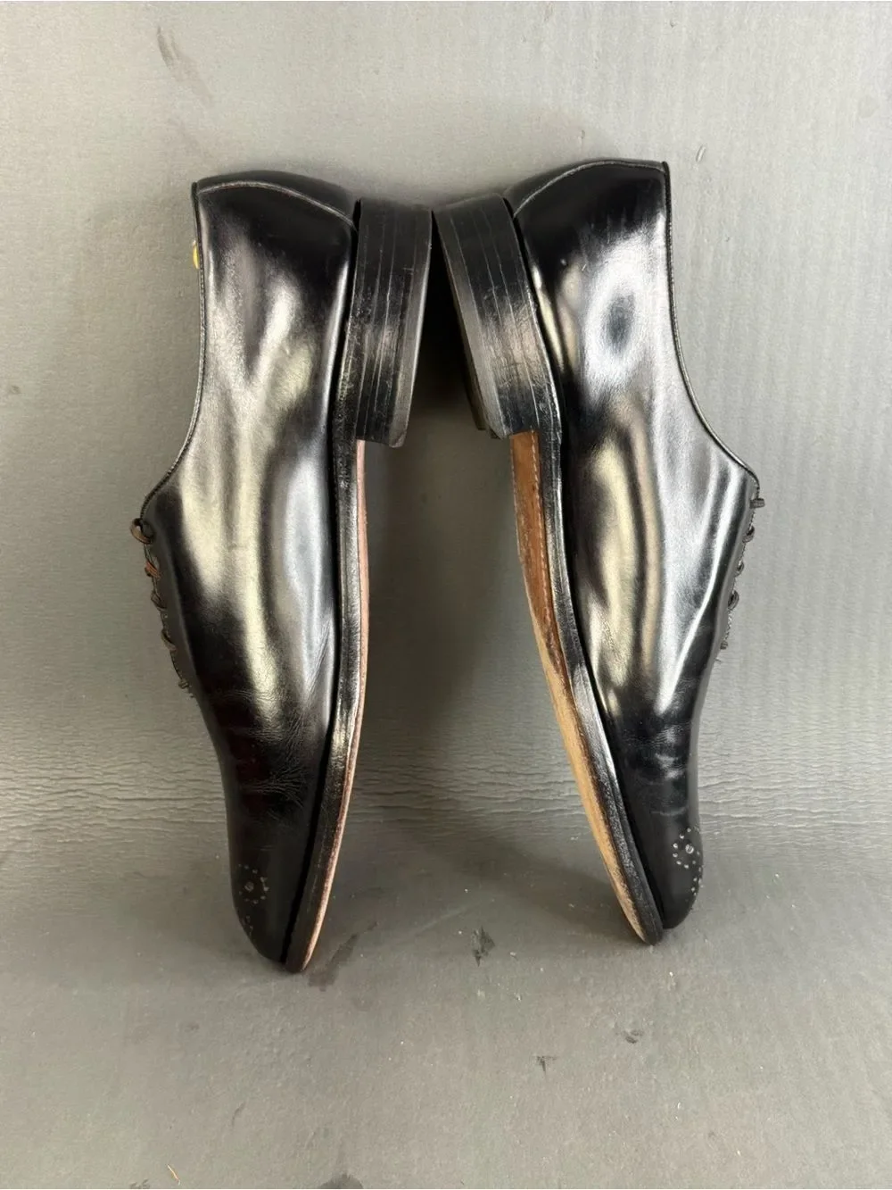 Allen Edmonds black leather Berkley Oxford shoes men’s size 9D